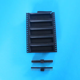 Cina Double Row 4 - 60 Pins 10 Pin Header SMT Female Pin Headers With Cap LCP Plastic Distributor