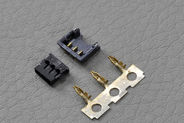 Cina 3 Pin Gold - Plated SMD PCB Header Connector 1.2mm Pitch Black 28# Applicable Wire pabrik