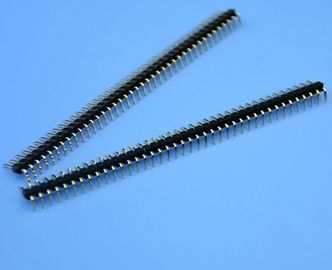 Cina 2.54mm Pitch DIP Single Row Pin Header PCB Connector Gold Plated 40 Pin pabrik