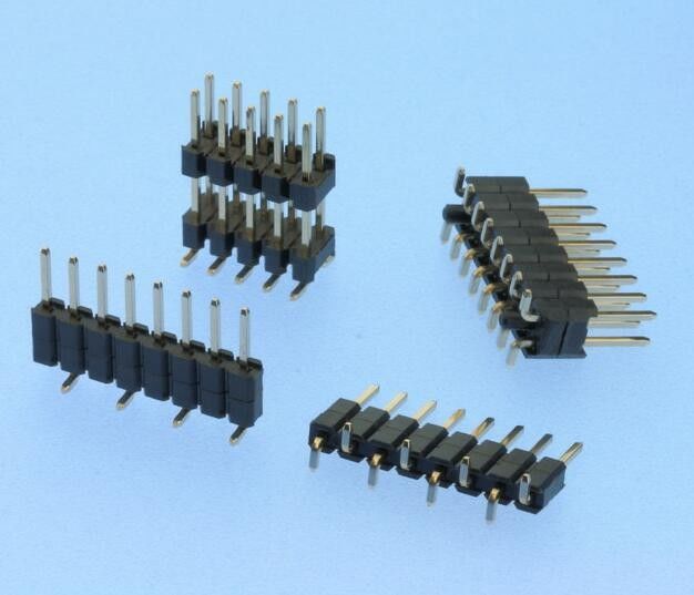 SMT Dual Body Pin Header Connector 2.54mm Pitch Connectors Single / Double Row