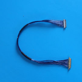 Cina 9.7cm LCD LVDS Blue Micro Coaxial Cable with 1000MΩ Min Insulation 20MΩ Max Contact Resistance Distributor