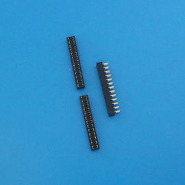 Cina 1.27mm pitch Black Color Dual Row Straight 30 Pin Connector , PCB female  Header Socket Distributor