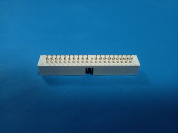 Cina 2.54mm Pitch Pin Header Connector kotak header H: 9.0mm DIP, Warna Putih pabrik